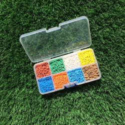 Крошка резиновая цветная